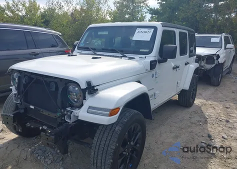 2023 Jeep Wrangler 4Xe Sahara 4X4 from USA, damaged, VIN 1C4JJXP68PW696246